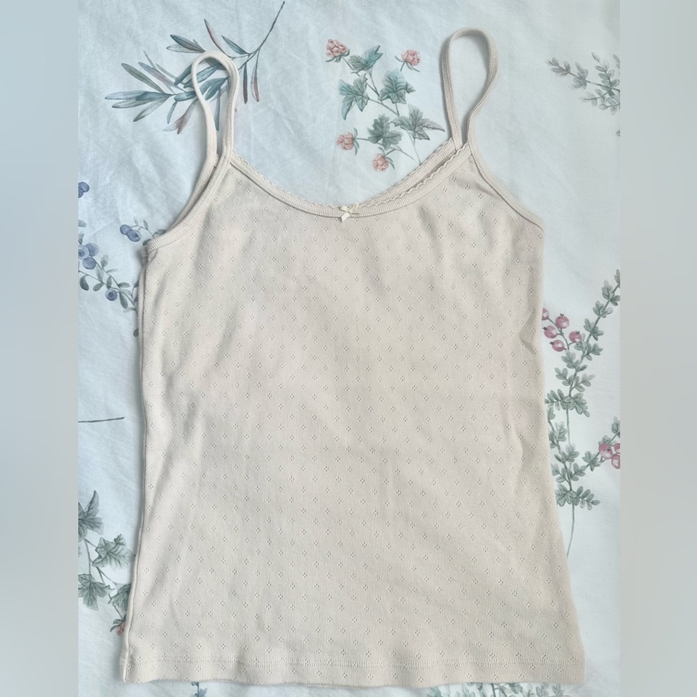 Brandy Melville Peachy Pink Skylar Tank Top